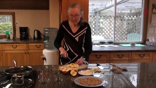 Cooking At The Farm - Episode Two:  Stove Top Apple Crisp