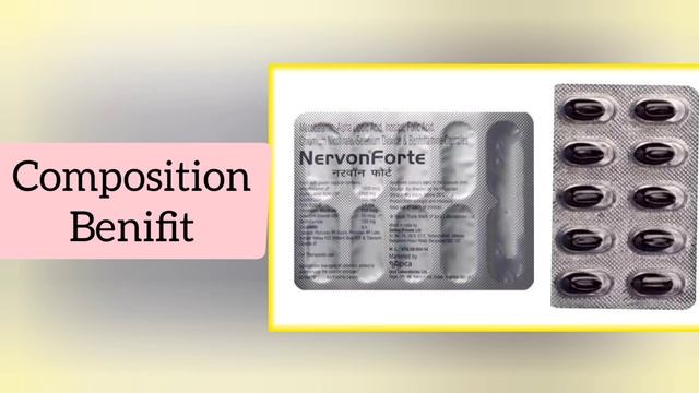 Nervon Forte Capsule Benifit + All Details - Mecobalamin,Alpha Lipoic Acid,Folic Acid,Inositol.