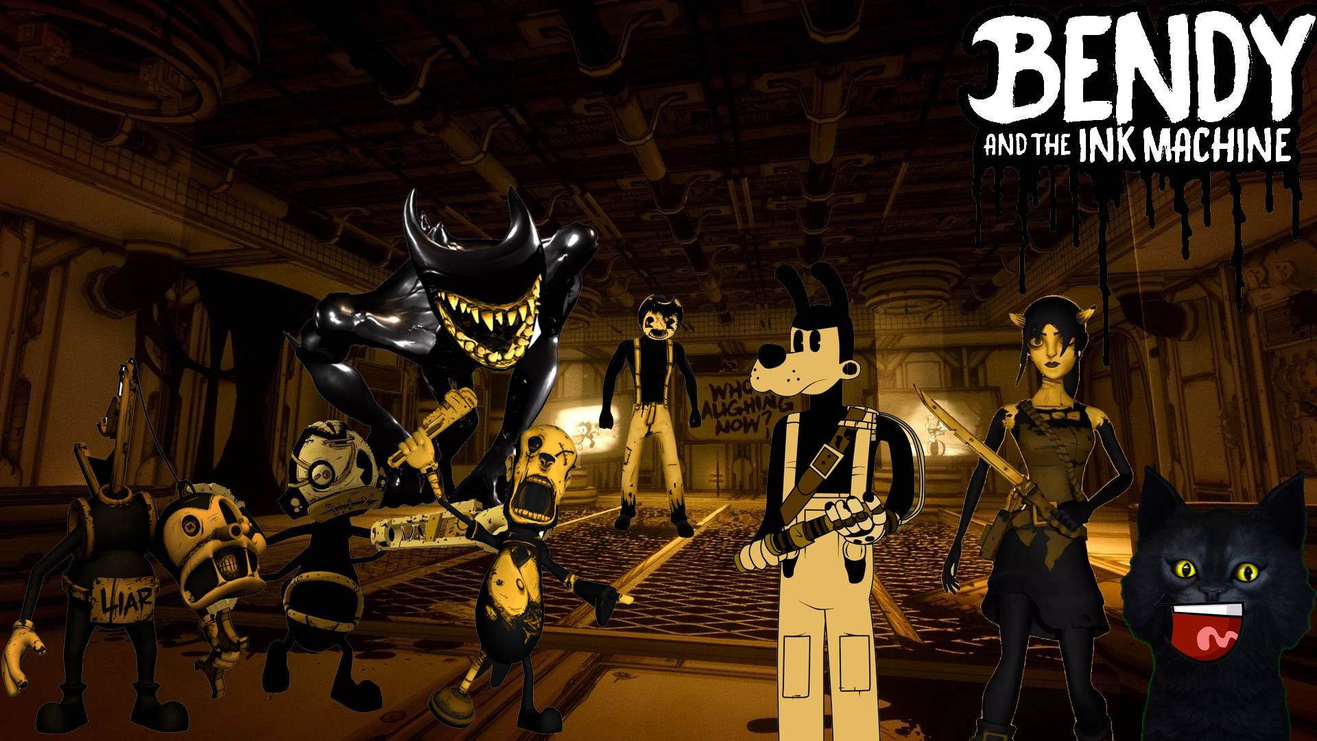 Бенди и чернильная машина/Bendy and the ink machine/Финальная чернильная битва. смотреть онлайн