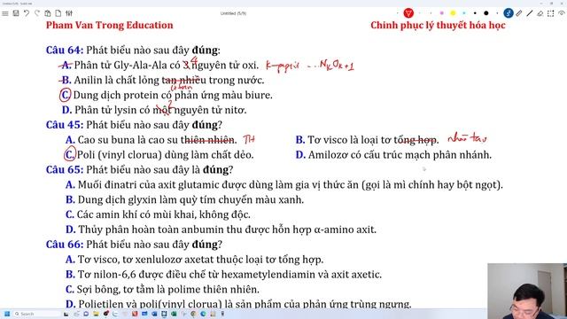 CHUỖI 88 CÂU LÝ THUYẾT HÓA HỌC SỐ 01-Thầy Phạm Văn Trọng смотреть онлайн
