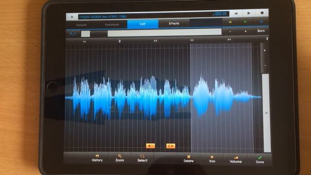 Sample editing in NanoStudio смотреть онлайн