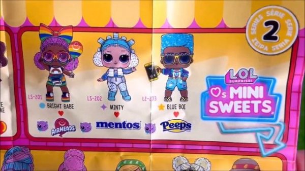 SWEETEST! LOL Surprise Mini Sweets CANDY Surprise DOLL Unboxing Lots of Blind Bags Opening Review