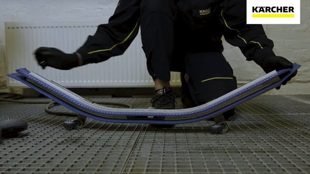 Замена и чистка полос на изогнутую балку поломоечной машины BD 80/100 смотреть онлайн