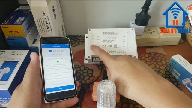 ติดตั้ง SONOFF 4CH BY KK SMART HOME смотреть онлайн