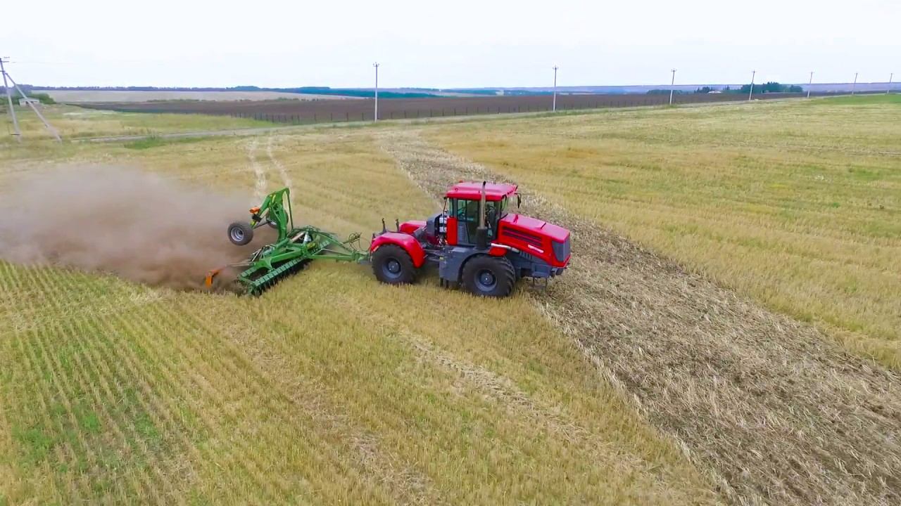 Трактор К-424 на Ставропольских полях смотреть онлайн