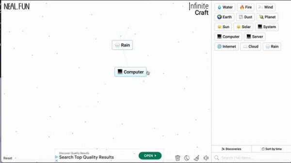 How to Get Love in Infinity Craft (Infinite Craft l Infinite Craft Speedrun l Neal.fun)