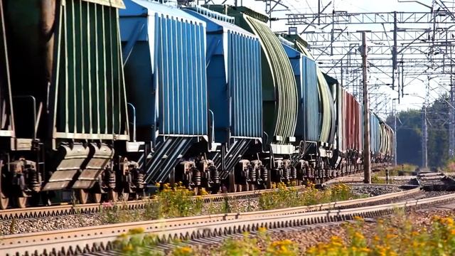 [RZD] VL15-030 With A Freight Train / ВЛ15-030