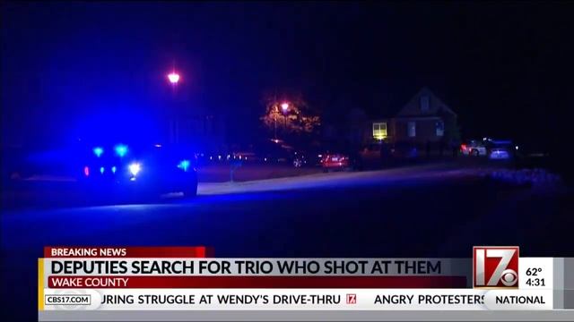 Manhunt Underway For 3 People Who Fired On Wake County Sheriff's Deputies