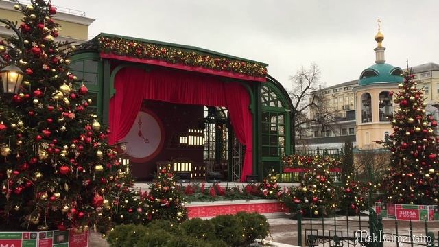 Тверская площадь .Зима в Москве смотреть онлайн