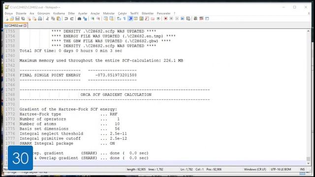 C2H6S2, Dimethyl disulfide, Geometry optimization and IR spectrum in 1 minute, SPEED UP смотреть онлайн