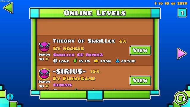 Прохождение Medium demon B #Geometry #Dash смотреть онлайн