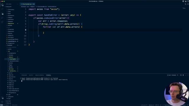 React Typescript Context Auth JWT - 33. Services смотреть онлайн