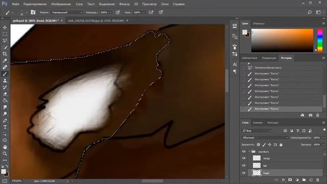 Рисуем грифона - SpeedArt смотреть онлайн