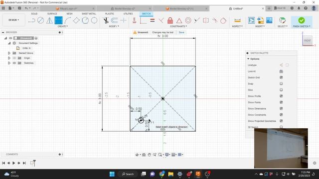 Model Monday - Parametric Peg Board
