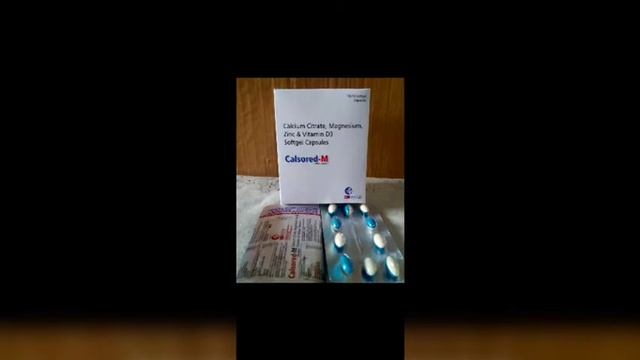 Calsored-M Calcium Citrate Magnesium Zinc & Vitamin D3 Softgel Capsules смотреть онлайн