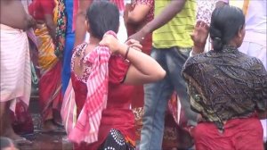 Ganges River -Open Holy Bath and Performing of Rituals at Ganga - Haridwar India 2018