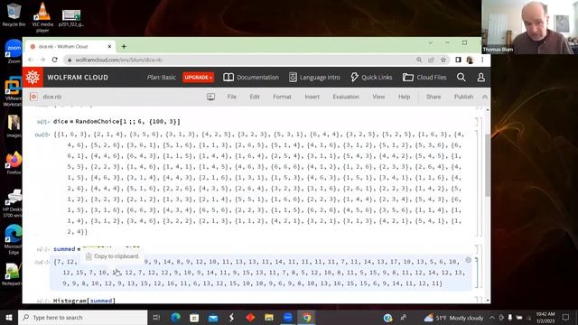 Wolfram Cloud (Mathematica) Demo: Simulating Dice using RandomChoice смотреть онлайн