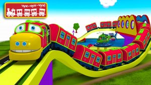 Мультики про поезда. Игрушечный поезд! Детские Мультики смотреть онлайн