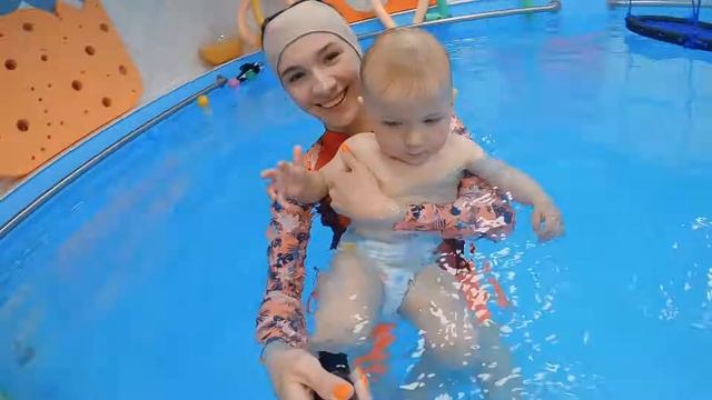 Грудничковое плавание в Москве | Аквапупс Тушино (май 2022) #02