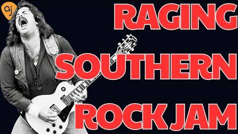 Raging Southern Rock Jam Track Guitar Backing Track (A Minor 172 BPM)