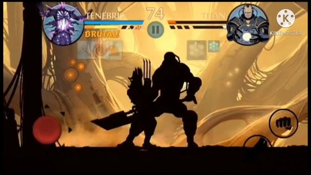(Бой с тенью) Тенебрис против титана (Shadow Fight 2)
