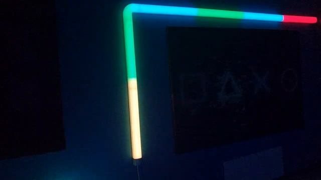 Two Govee Smart lamp RGB & Goove RGB Wall light & Philips Ambilight TV смотреть онлайн