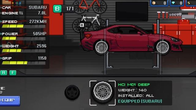 делаю Subaru Pixel Car Racer смотреть онлайн