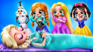 Что случилось с Эльзой? 32 лайфхака для кукол ЛОЛ