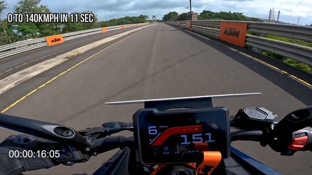 2024 KTM Duke390 0 - 100kmph - 160kmph Timings смотреть онлайн