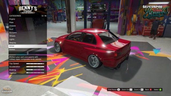 Maibatsu Revolution Customization (Mitsubishi Lancer Evo 7) - GTA 5 Online