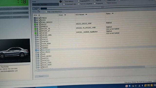 Mercedes W205 Coding DTS Monaco