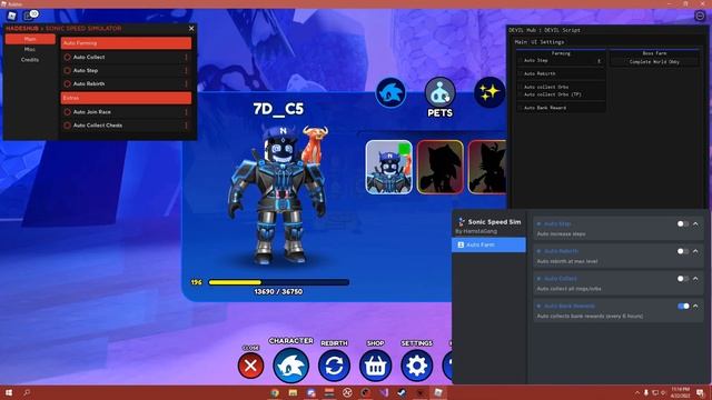 [NEW] Sonic Speed Simulator Script GUI Hack | Best Auto Farm | Infinite Rings | *PASTEBIN 2022* смотреть онлайн