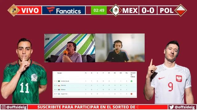 🔴 MÉXICO 0-0 POLONIA - EN VIVO - QATAR 2022 смотреть онлайн