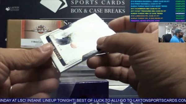 Sunday Funday NBA 3x Case 17/18 National Treasures, Dominion & 16/17 Best of Basketball