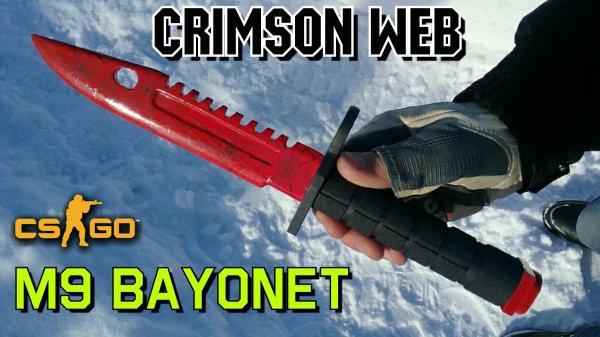 M9 Bayonet Skin Crimson Web from CS GO How To Make