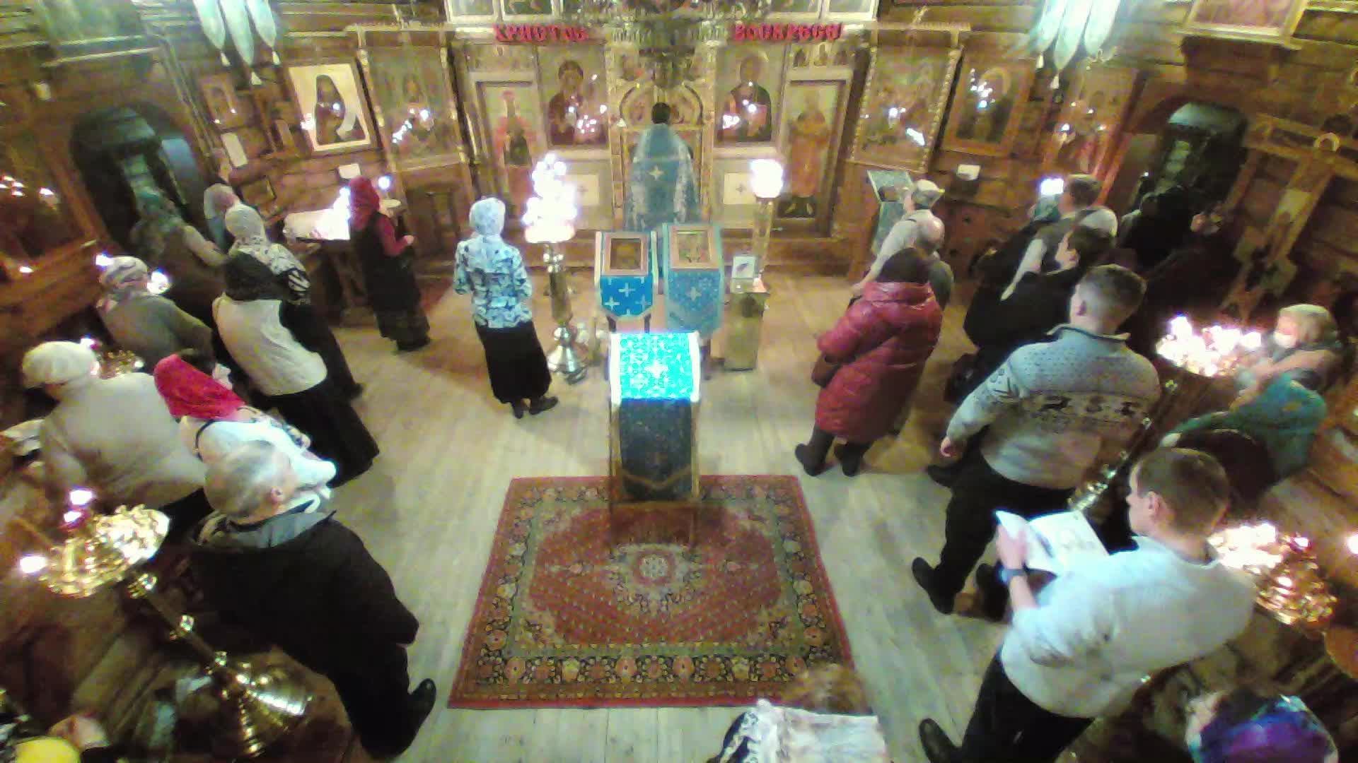 Неделя 24-я по Пятидесятнице. Отдание праздника Введения во храм Пресвятой Богородицы. Всенощная. смотреть онлайн