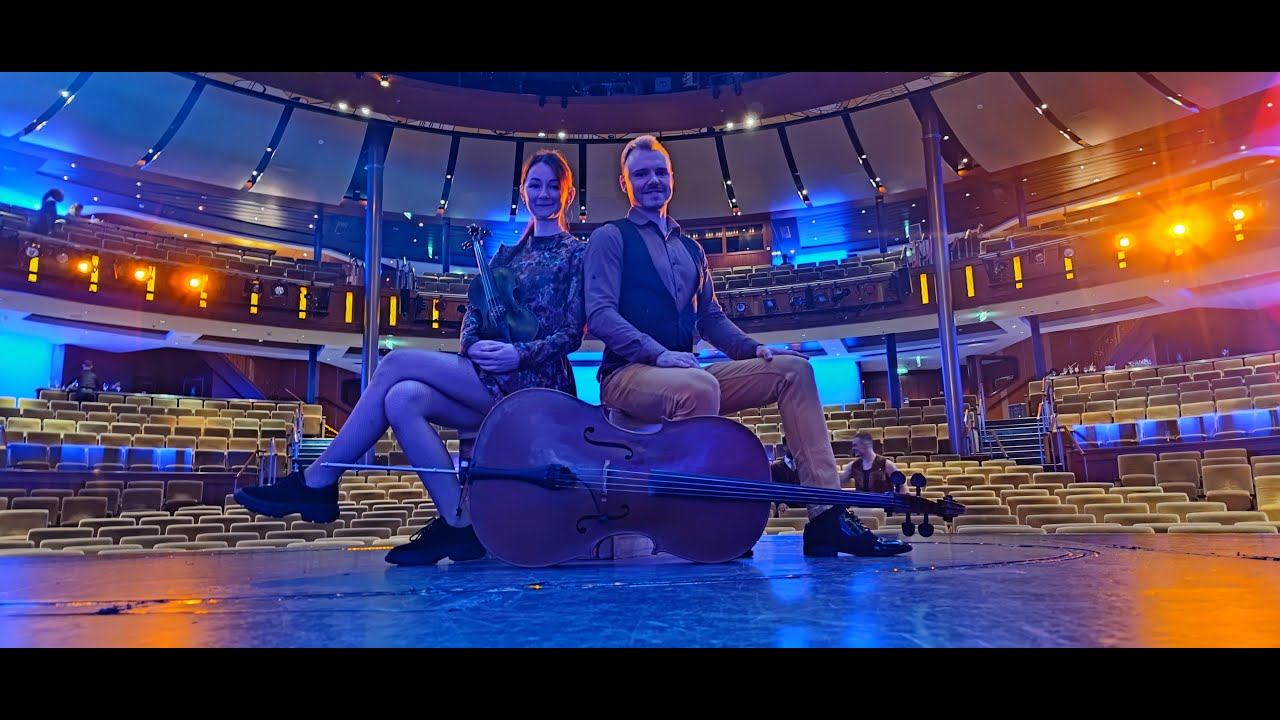 CELEBRITY Solstice 2 performance Symphony duo Cello Violin duo смотреть онлайн