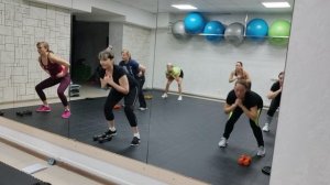 ЖАРКАЯ ТРЕНИРОВКА +1  с гантелями