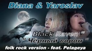 Диана и Ярослав«Чёрный ворон, фолк-рок версия со вступлением Пелагеи
