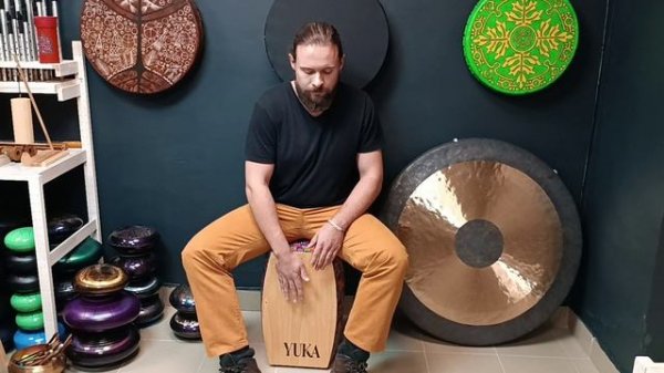 Кахон YUKA 19" / Cajon / Ударная коробка / Музыкальный ящик / shamanic.moscow