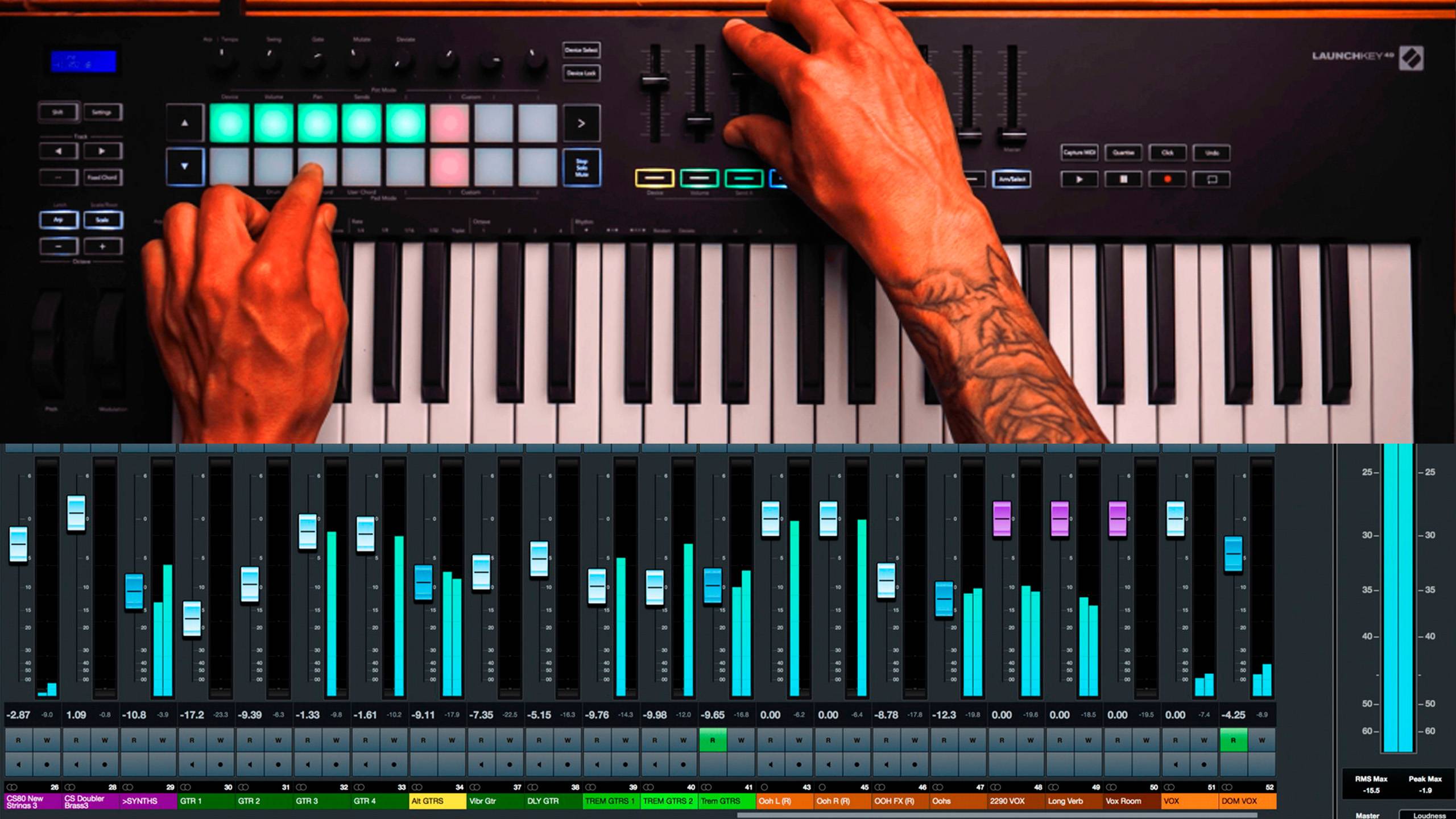 Управление DAW с миди клавиатуры 2024 смотреть онлайн