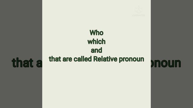 Definition of Relative pronoun and its example || Easy grammar. смотреть онлайн