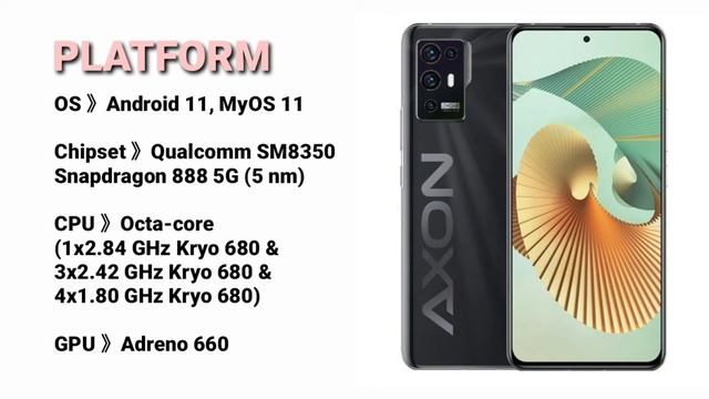 ZTE Axon 30 Pro 5G//120Hz//Snapdragon 888 5G//Full Specs & Price смотреть онлайн