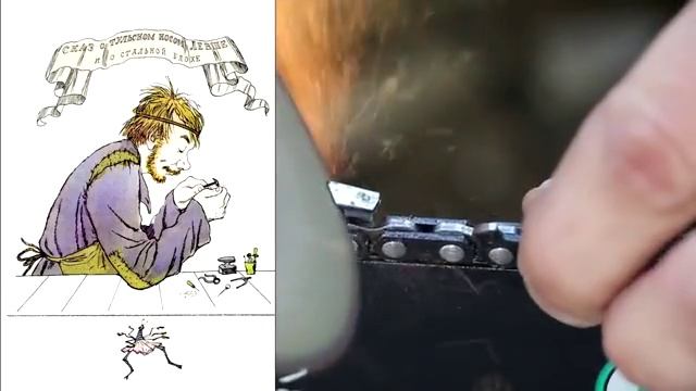 Пильная цепь. Заточка. Параметры цепей. Как самому сделать приспособление для идеальной заточки. смотреть онлайн