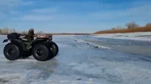 КВАДРОЦИКЛ NORD ЛЕТИТ НАД РЕКОЙ 😱