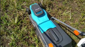 Приобрёл газонокосилку. Кошу.