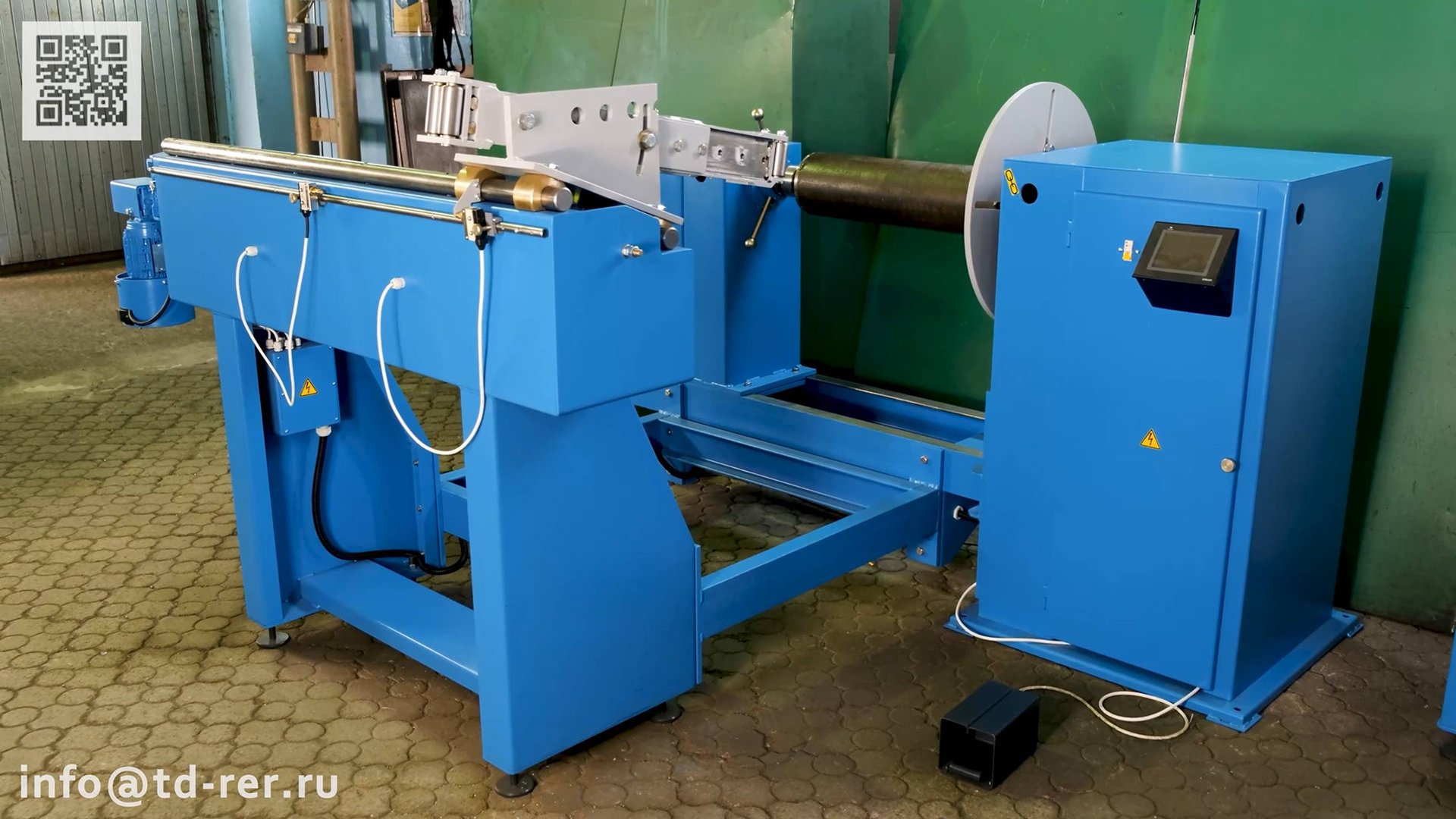 Станок намоточный с раскладчиком - Info@td-rer.ru, Https://td-rer.ru/