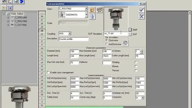 BiesseWorks Tooltable смотреть онлайн