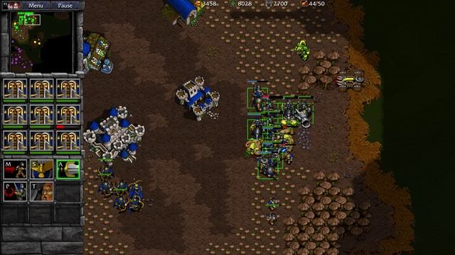 Warcraft II Remastered, Beyond the Dark Portal. Humans. Берег Костей 08 смотреть онлайн