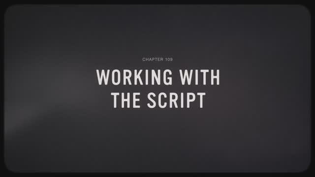 09 - Working With The Script смотреть онлайн